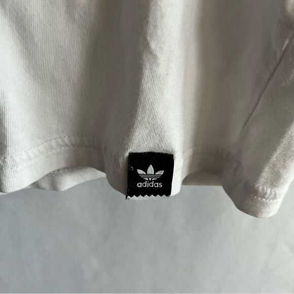 Adidas Black & White Logo T-Shirt - Picture 4 of 6